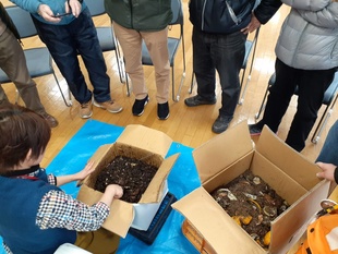 右は始めたばかり、左は3か月たったもの